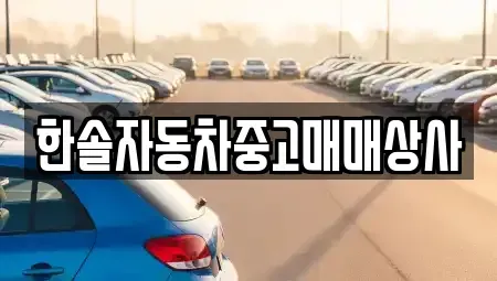 경남 밀양시 상동면 중고차매매 전문 한솔자동차중고매매상사