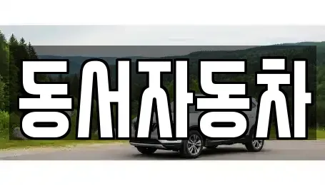 경남 창원시 의창구 대산면 중고차 전문 동서자동차