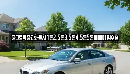 경남 창원시 진해구 도천동 중고차매입 전문 중고트럭중고화물차1톤2.5톤3.5톤4.5톤5톤매매매입수출