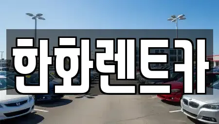 경북 구미시 렌트카 전문 한화렌트카