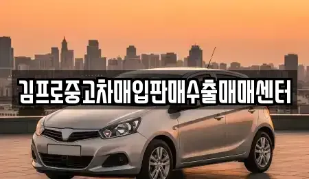 경북 구미시 중고차매입 전문 김프로중고차매입판매수출매매센터