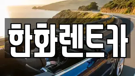 경북 구미시 진평동 렌트카 전문 한화렌트카