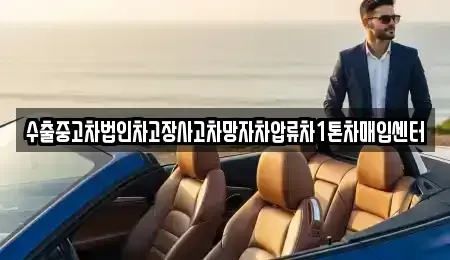 경북 구미시 진평동 중고차매매 전문 수출중고차법인차고장사고차망자차압류차1톤차매입센터
