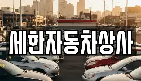경북 김천시 신음동 중고차매매 전문 세한자동차상사