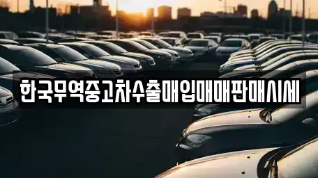 경북 칠곡군 석적읍 중고차 전문 한국무역중고차수출매입매매판매시세
