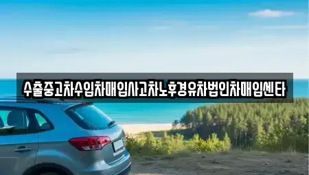 경상남도 사천시 사천읍 중고차 전문 수출중고차수입차매입사고차노후경유차법인차매입센타