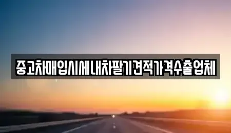 경상남도 사천시 사천읍 중고차 전문 중고차매입시세내차팔기견적가격수출업체