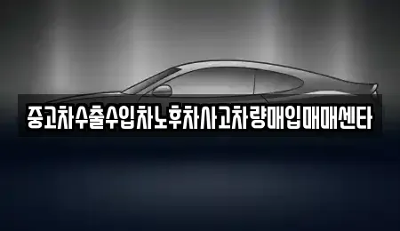 경상남도 사천시 사천읍 중고차매입 전문 중고차수출수입차노후차사고차량매입매매센타
