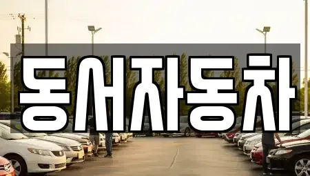 경상북도 경산시 삼남동 중고차매매 전문 동서자동차
