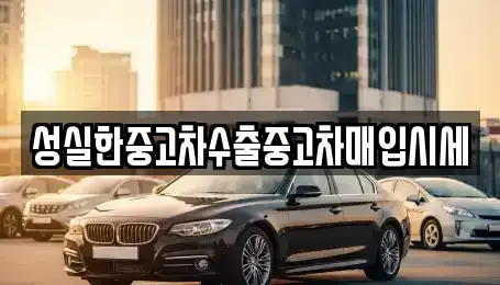 경상북도 김천시 중고차매입 전문 성실한중고차수출중고차매입시세