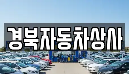 대구 달성군 유가읍 중고차매매 전문 경북자동차상사