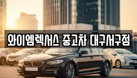 대구 서구 이현동 중고차 전문 와이엠렉서스 중고차 대구서구점