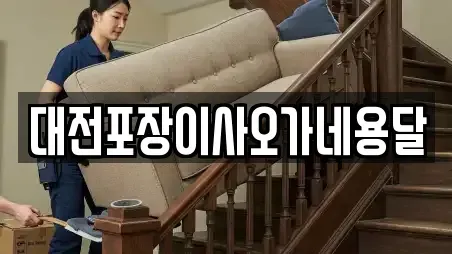 대전포장이사오가네용달