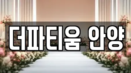 안양시 동안구 관양동 예식장 베스트 17