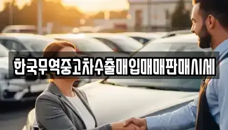 부산광역시 동래구 안락동 중고차 전문 한국무역중고차수출매입매매판매시세