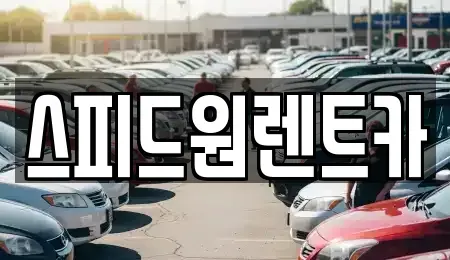 서울 강남구 도곡동 렌트카 전문 스피드원렌트카