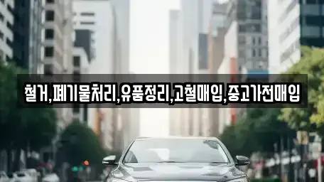 서울 강남구 도곡동 중고차매입 전문 철거,폐기물처리,유품정리,고철매입,중고가전매입