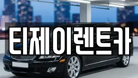 서울 종로구 창성동 렌트카 전문 티제이렌트카