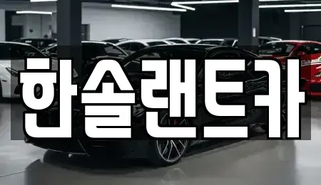 서울특별시 강남구 일원동 단기렌트카 전문 한솔랜트카
