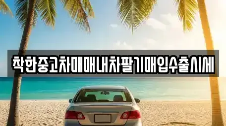 서울특별시 강동구 명일동 중고차매입 전문 착한중고차매매내차팔기매입수출시세