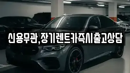 서울특별시 양천구 목동 장기렌트카 전문 신용무관,장기렌트카즉시출고상담