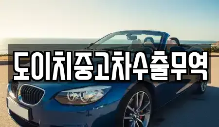 서울특별시 종로구 훈정동 중고차 전문 도이치중고차수출무역