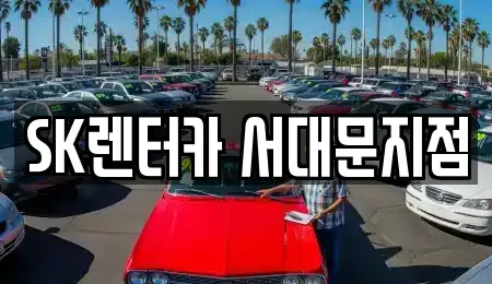 서울특별시 중구 중림동 장기렌트카 전문 SK렌터카 서대문지점
