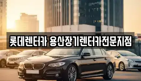 서울특별시 중구 중림동 장기렌트카 전문 롯데렌터카 용산장기렌터카전문지점