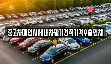 서울특별시 중구 중림동 중고차매입 전문 중고차매입시세내차팔기견적가격수출업체