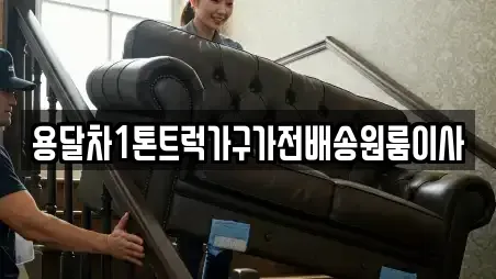 용달차1톤트럭가구가전배송원룸이사