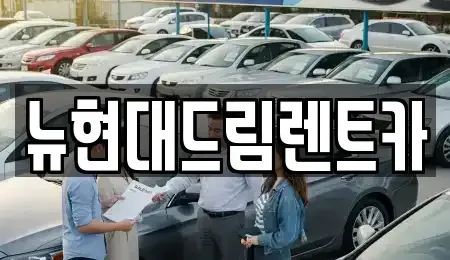 인천 동구 만석동 렌트카 전문 뉴현대드림렌트카