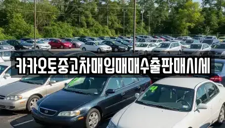 인천 동구 중고차매입 전문 카카오토중고차매입매매수출판매시세