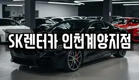 인천광역시 계양구 동양동 장기렌트카 전문 SK렌터카 인천계양지점