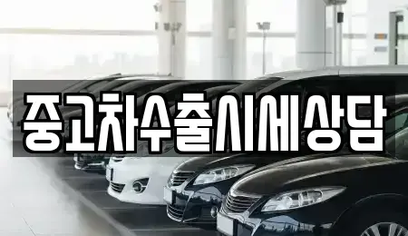 인천광역시 남동구 고잔동 중고차 전문 중고차수출시세상담