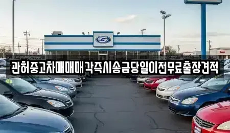 인천광역시 동구 창영동 중고차매매 전문 관허중고차매매매각즉시송금당일이전무료출장견적