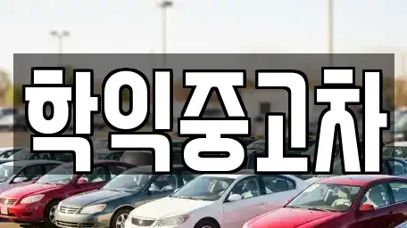 인천광역시 미추홀구 학익동 중고차매매 전문 학익중고차
