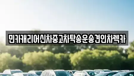인천광역시 중구 신흥동2가 중고차 전문 민카캐리어신차중고차탁송운송견인차렉카