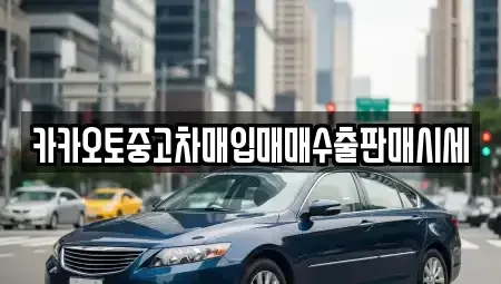 인천광역시 중구 운북동 중고차매입 전문 카카오토중고차매입매매수출판매시세