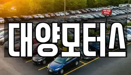 전남 여수시 남산동 중고차매매 전문 대양모터스