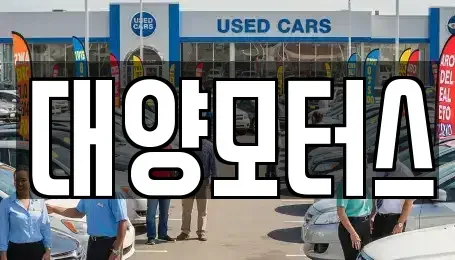 전남 여수시 안산동 중고차매매 전문 대양모터스