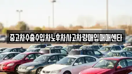 전남 여수시 안산동 중고차매입 전문 중고차수출수입차노후차사고차량매입매매센타