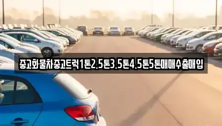 전라남도 나주시 대호동 중고차매입 전문 중고화물차중고트럭1톤2.5톤3.5톤4.5톤5톤매매수출매입