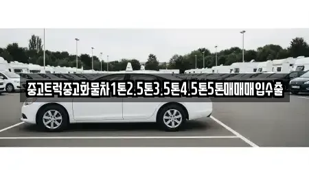 전북 무주군 무주읍 중고차매입 전문 중고트럭중고화물차1톤2.5톤3.5톤4.5톤5톤매매매입수출