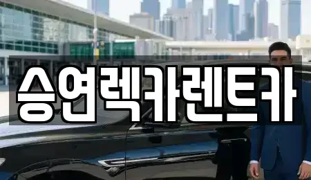 전북 완주군 이서면 렌트카 전문 승연렉카렌트카