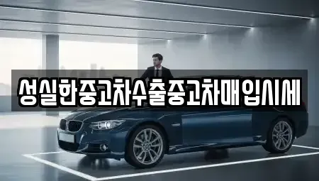 전북 완주군 이서면 중고차매입 전문 성실한중고차수출중고차매입시세