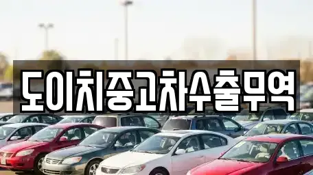 전북특별자치도 군산시 사정동 중고차매매 전문 도이치중고차수출무역