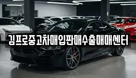 전북특별자치도 군산시 사정동 중고차매입 전문 김프로중고차매입판매수출매매센터