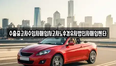 제주특별자치도 서귀포시 성산읍 중고차 전문 수출중고차수입차매입사고차노후경유차법인차매입센타