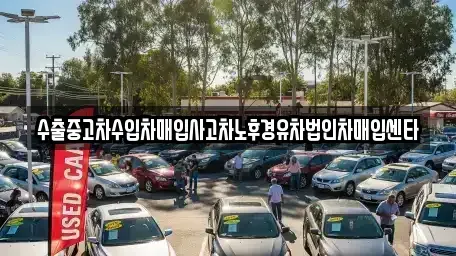 제주특별자치도 제주시 이도일동 중고차 전문 수출중고차수입차매입사고차노후경유차법인차매입센타