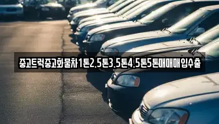 충남 서산시 수석동 중고차매입 전문 중고트럭중고화물차1톤2.5톤3.5톤4.5톤5톤매매매입수출